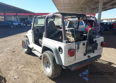 2000 Jeep Wrangler Se from USA, damaged, VIN 1J4FA29P4YP747620